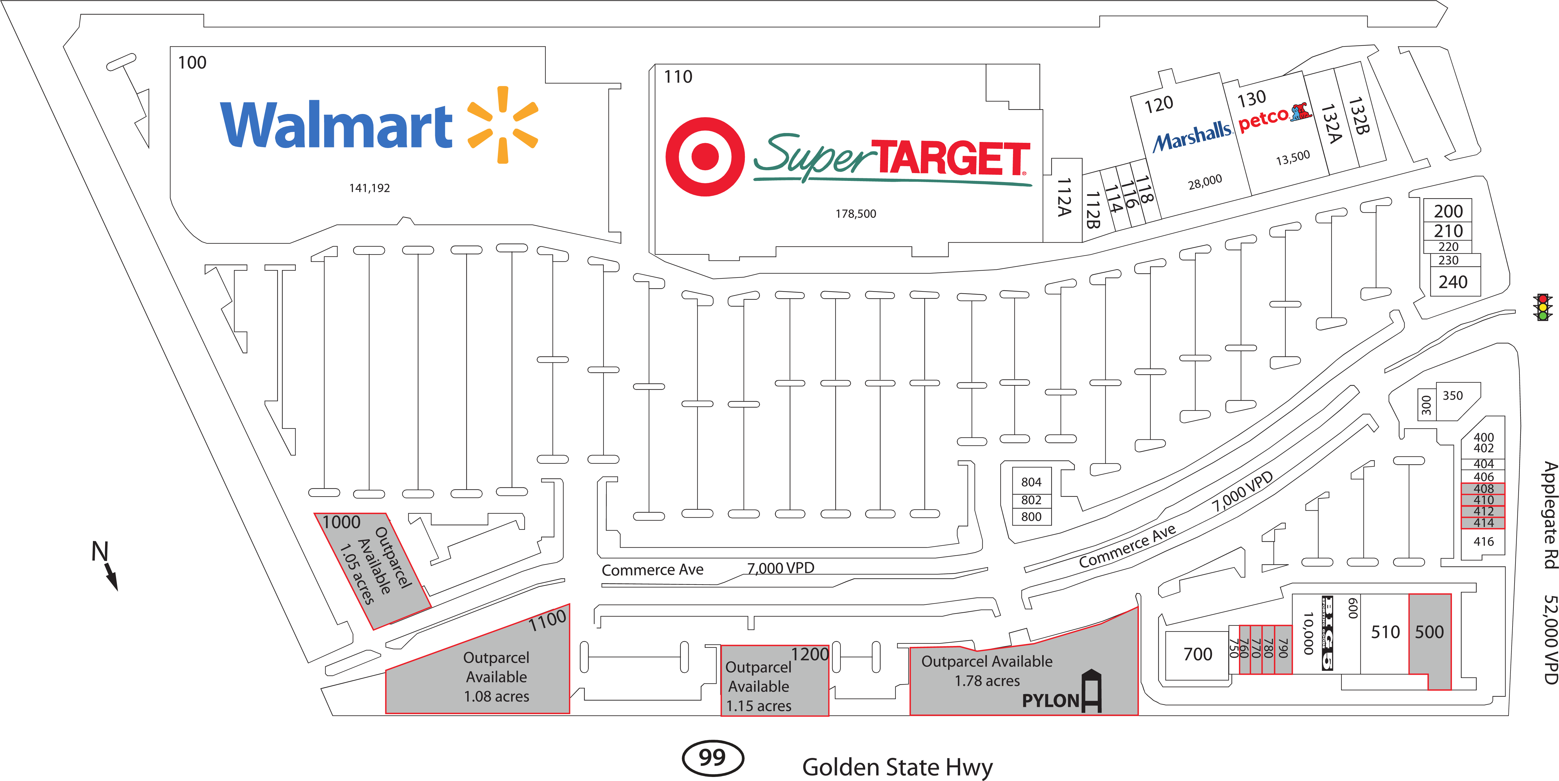 Atwater CA Applegate Ranch Shopping Center